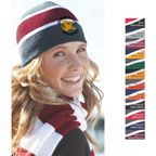 Sportsman Acrylic Knit Striped Beanie