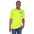 UltraClub Mens Cool and Dry Sport Snag-Resistant Performance Interlock Polo Shirt