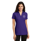 Port Authority Ladies Silk Touch Y-Neck Polo - Embroidered
