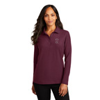 Port Authority Ladies Silk Touch Long Sleeve Polo Shirt