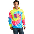 Port and Company Tie-Dye Pullover Hooded Sweatshirt