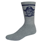 Super Soft Cotton Crew Sock with Knit-In Logo