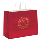Aubrie Gloss Shopper Bag 16W x 6 x 12H