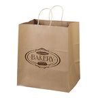 Brute Brown Kraft Shopper Bag 14W x 10 x 15-1/2H