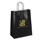 Amber Gloss Shopper Bag 10W x 5 x 13H