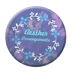 4 Inch Round Full Color Button