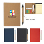 Meeting Mate Notebook with Pen and Sticky Flags