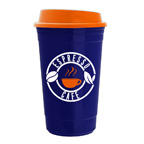 The Traveler- 15 Ounce Insulated Travel Cup Mug Tumbler
