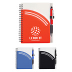 RAINBOW SPIRAL NOTEBOOK WITH PEN