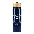Billy 26 Oz Eco Friendly Aluminum Bottle With FSC Bamboo Lid