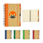 Eco Inspired Hardcover Notebook and Pen