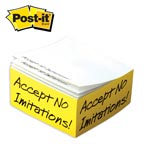 Post-it(R) Brand by 3M 4 x 4 x 2 Adhesive Cubes