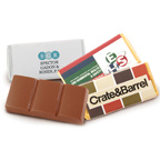 1 oz. Belgian Chocolate Bars w/ 4-Color Custom Wrapper