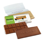 1.75 oz. Belgian Chocolate Bar w/ Custom 4-color wrapper