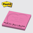 Post-it(R) Brand by 3M 3 x 3 Adhesive Sticky Pads 100 Sheets