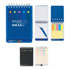 Spiral Jotter With Sticky Notes, Flags and Pen
