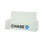 Horizontal Business Card holder - Clear