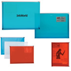 PP ZIP-CLOSURE ENVELOPE WITH BUSINESS CARD SLOT