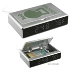 UV Sanitizer Desk Clock With Wireless Charging