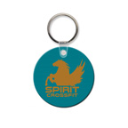 Round Sof-Touch Key Tag
