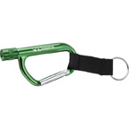 Flashlight Carabiner with Strap