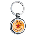 Two Sided Budget Chrome Plated Domed Keytags