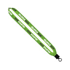 3/4 Dye-Sublimated Polyester Lanyard w/O-ring Attachment