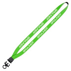 3/4 Neoprene Lanyard w/Snap-Buckle Release w/O-ring Attachment