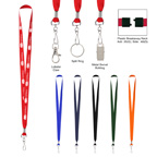 JH Polyester Lanyard With J Hook