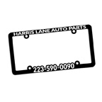 Raised Letter License Plate Frame