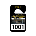 Plastic Security Hang Tag Parking Permit - 4CP