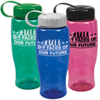 28oz PolyPure Bottle-Tethered Lid-BPA-free