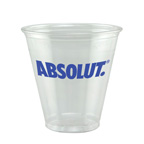 Soft sided cup 5 oz clear or frosted