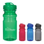 Poly-clear� 20 Ounce Fitness Bottle With Super Sipper Lid