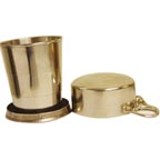 Stainless Steel Collapsible Folding Cup W/ Key Chain