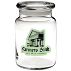26 OZ Apothecary Jar With Flat Lid