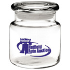 16 OZ Apothecary Jar With Flat Lid