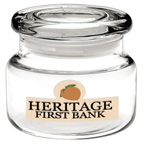 8 OZ Apothecary Jar With Flat Lid
