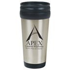 16 Oz. Stainless Steel Tumbler With Slide Action Lid