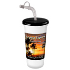 32 oz. Sports Sipper Stadium Cup Bottle - Full Color