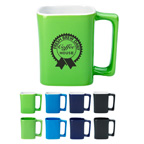 11 Oz. Square Mug - Colors