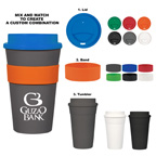 Mix and Match Color Travel 16 oz Tumbler Mug
