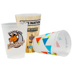 20 oz. Frost-Flex Reusable, Unbreakable Plastic Stadium Cup Full color