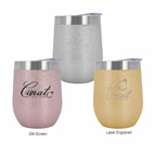 12 Oz Iced Out Vinay Stemless Wine Cup