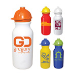 20 oz. Value Cycle Bottle with Safety Helmet Push n Pull Cap
