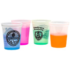 16 oz  Color Changing Smooth Plastic Stadium Cup