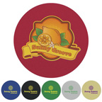 3 inch Round Foam Coaster with Polyester Backing
