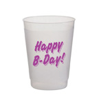 10 Oz. Tall Unbreakable Translucent Frosted Cup