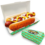 CLAMSHELL HOT DOG TRAY FULL COLOR