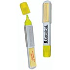 Highlighter with Sticky Note Pad